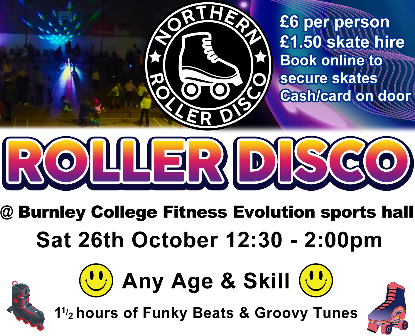 First Roller Disco in Burnley