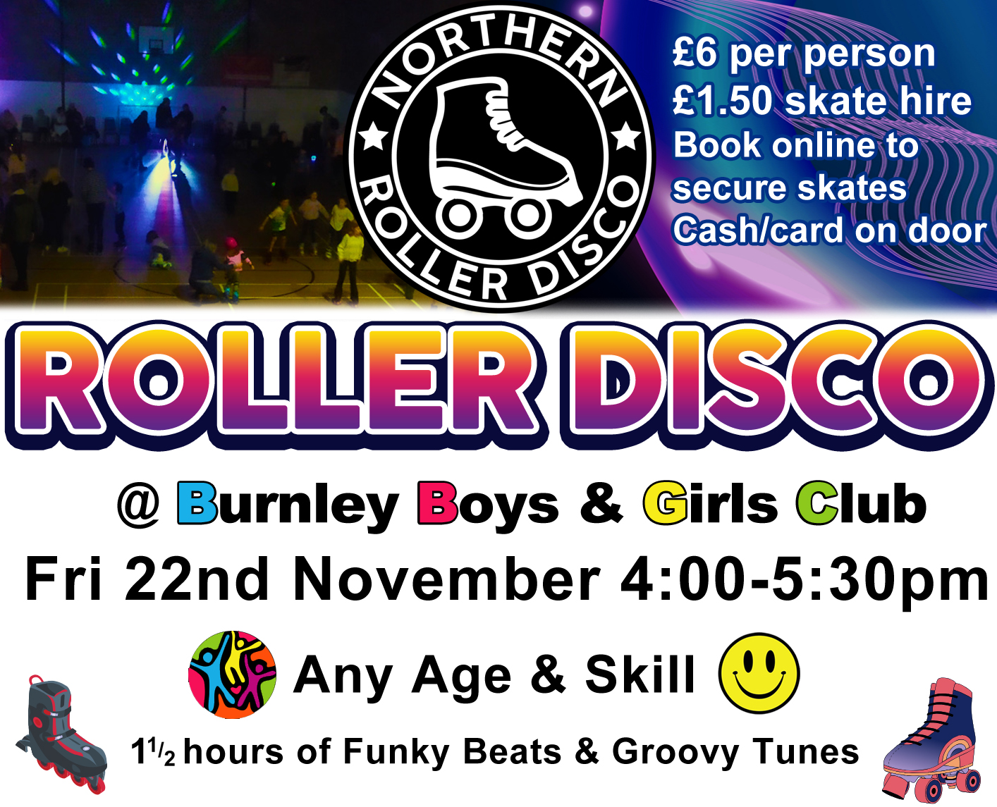 Burnley Boys & Girls Club Roller Disco